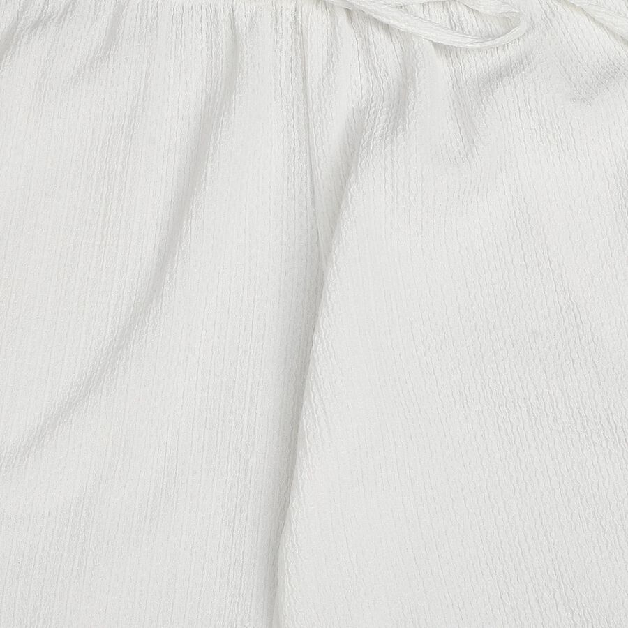 Girls' Trouser, सफ़ेद, large