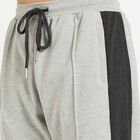 Cut & Sew Track Pants, Melange Mid Grey, small image number null