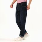 Men's Dark Indigo Relaxed Fit Classic Jeans, Dark Blue, small