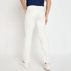 Men's Slim Fit Jeans, White, small image number null