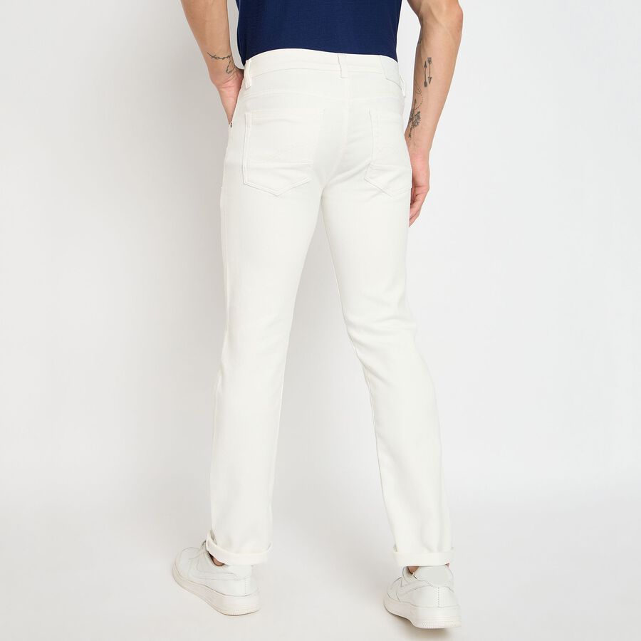 Men's Slim Fit Jeans, White, large image number null