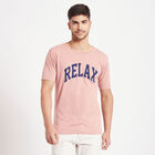 राउन्ड नेक टी-शर्ट, हल्का गुलाबी, small image number null