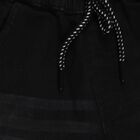 Boys' Faded Black Jogger Fit Elastic Waist Jeans, Black, small image number null