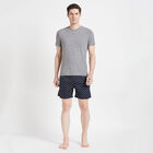 Cotton Printed Boxers, Navy Blue, small image number null