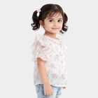 Girls' T-Shirt, सफ़ेद, small
