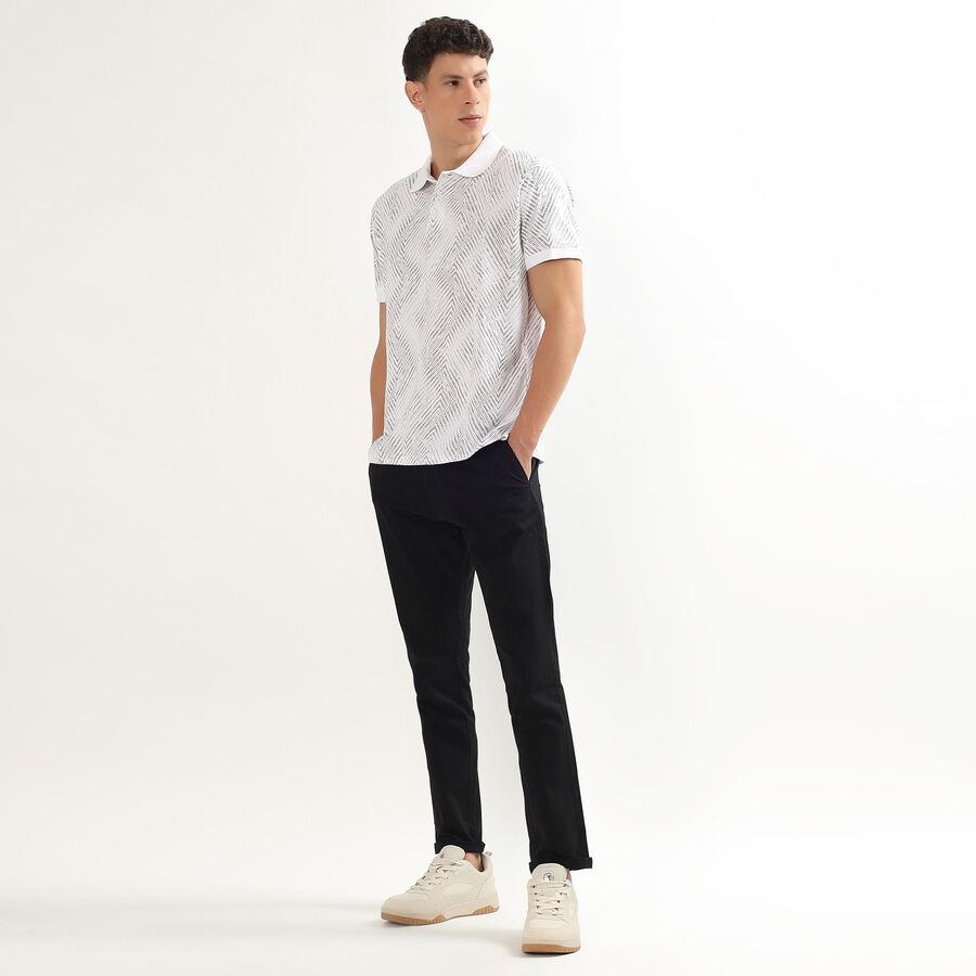 Men's 100% Cotton Collared Half Sleeves T-Shirt , Light Grey, large image number null