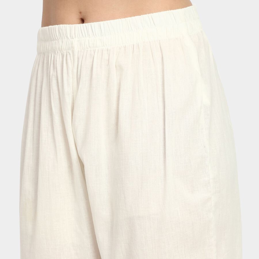 Ladies' Kurta Pyjama Set, Off White, large image number null