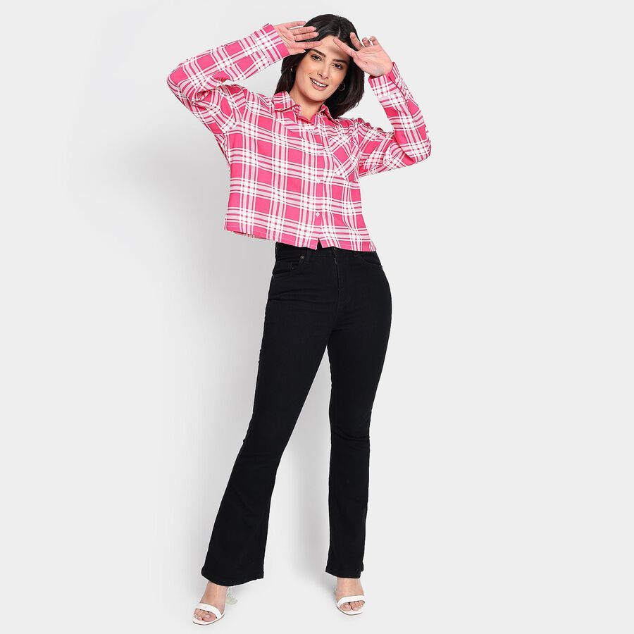 Ladies' Shirt, गुलाबी, large image number null