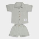 Infant Boys' 100% Cotton Baba Suit, हल्का हरा, small