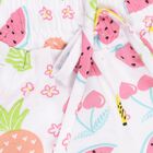Girls' 100% Cotton Pull Ups Shorts , सफ़ेद, small image number null