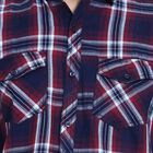 Cotton Checks Casual Shirt, Red, small image number null