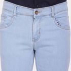 Classic 5 Pocket Slim Fit Jeans, Light Blue, small image number null