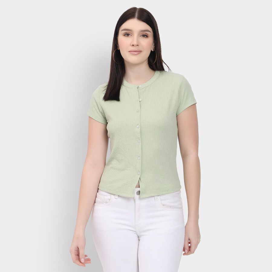 Ladies' Shirt, हल्का हरा, large