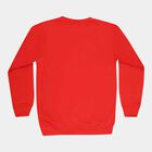 Printed Sweatshirt, Red, small image number null