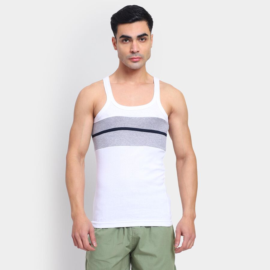 Men's Gym T-Shirt , सफ़ेद, large