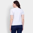 Ladies' Round Neck T-Shirt , मिश्रित हल्का ग्रे, small image number null