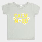 Girls' T-Shirt, हल्का हरा, small image number null