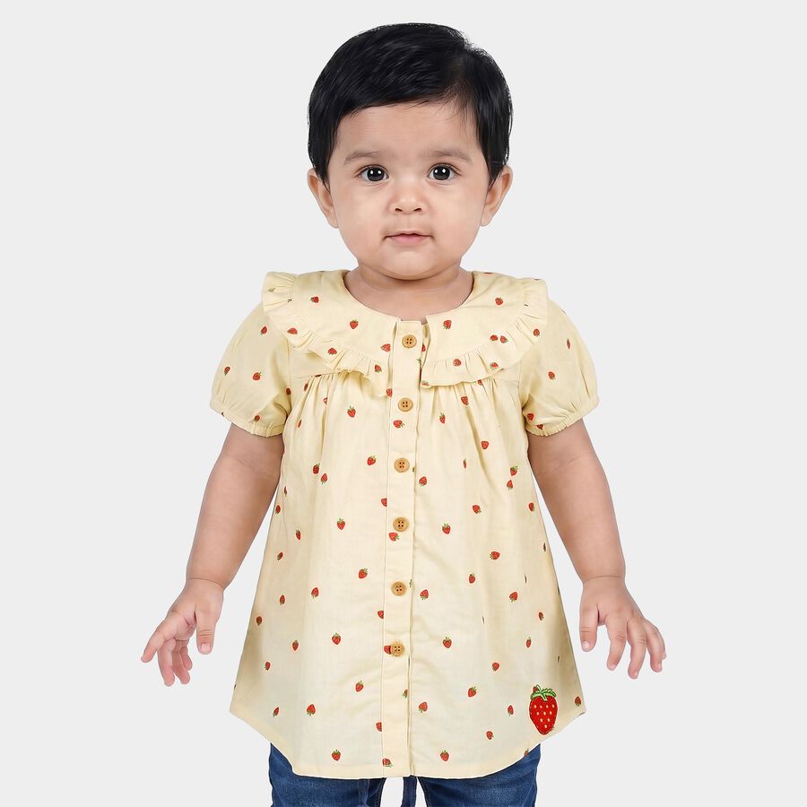 Infants' Shirt, Off White, large