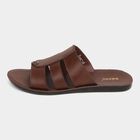 Mens Floater Sandals, Brown, small image number null