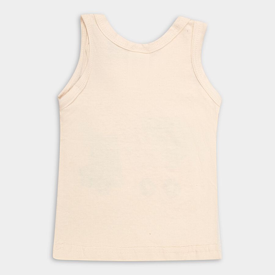 Infants' 100% Cotton Vest , Beige, large