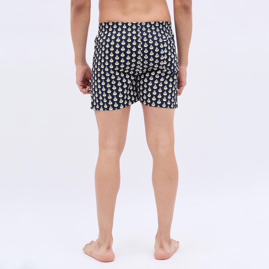 Men's 100% Cotton Boxers, नेवी ब्लू, large image number null