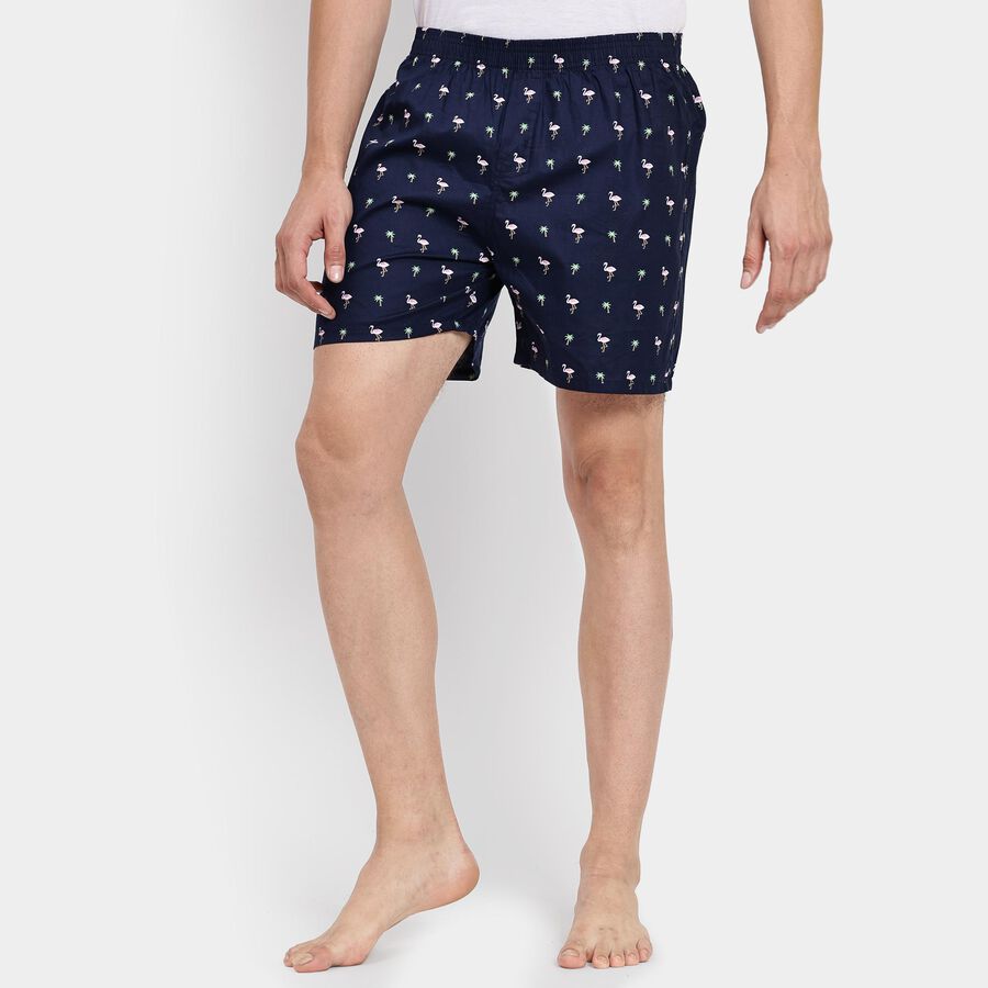 Men's Boxers, Navy Blue, large