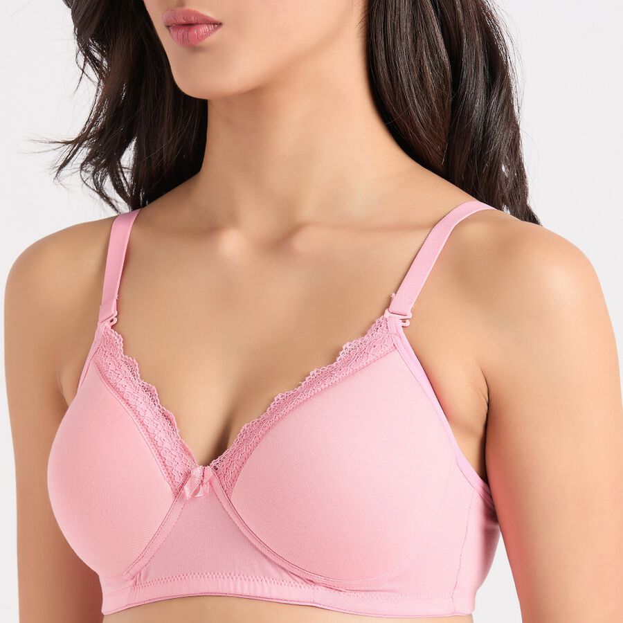Ladies' Padded Bra, Light Pink, large image number null