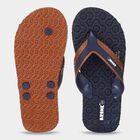 Men's Navy Blue Flip-Flops Slippers, Navy Blue, small