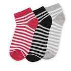 Ladies' Socks Pack of 3, Assorted, small