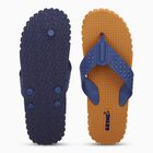 Men's Bright Navy Blue Slip-On Flip-Flops, टैन, small