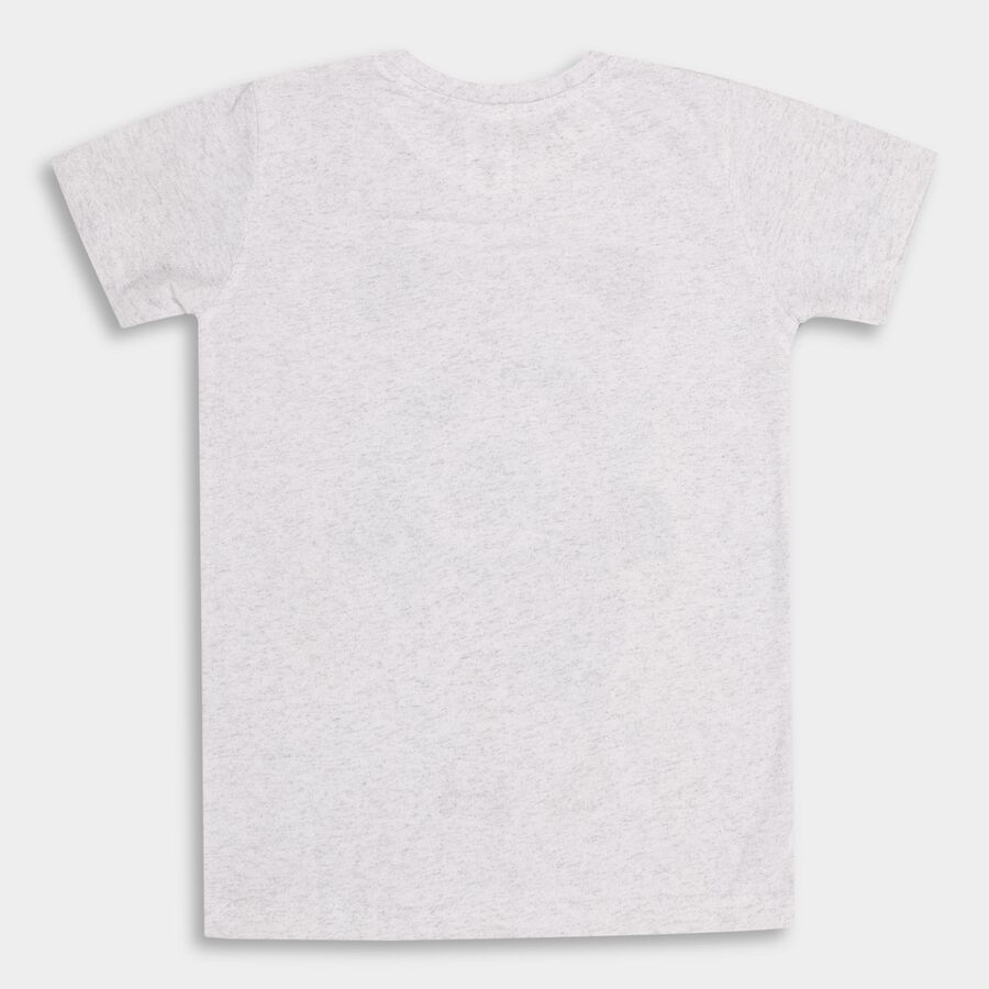 Boys' Half Sleeves T-Shirt , एक्रू मिश्रित, large image number null