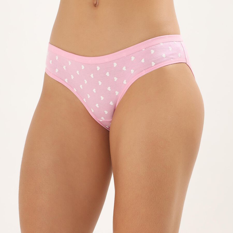 Ladies' 100% Cotton Panty, Light Pink, large image number null