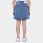 Girls' Skirt, Mid Blue, small