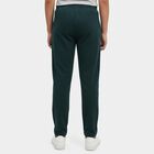 Boys' Dark Green Regular Fit Space Printed Pyjama, Dark Green, small