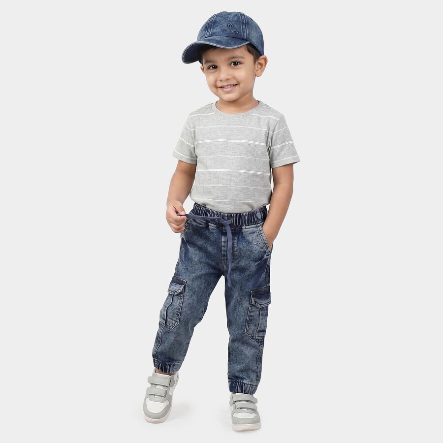 Boys' Jeans, गहरा नीला, large