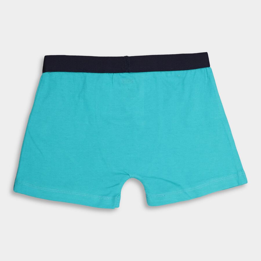 Boy's Cotton Briefs, Teal Blue, large image number null