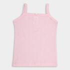 Girl's Cotton Vest, गुलाबी, small image number null
