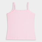 Girls' 100% Cotton Vest , गुलाबी, small image number null