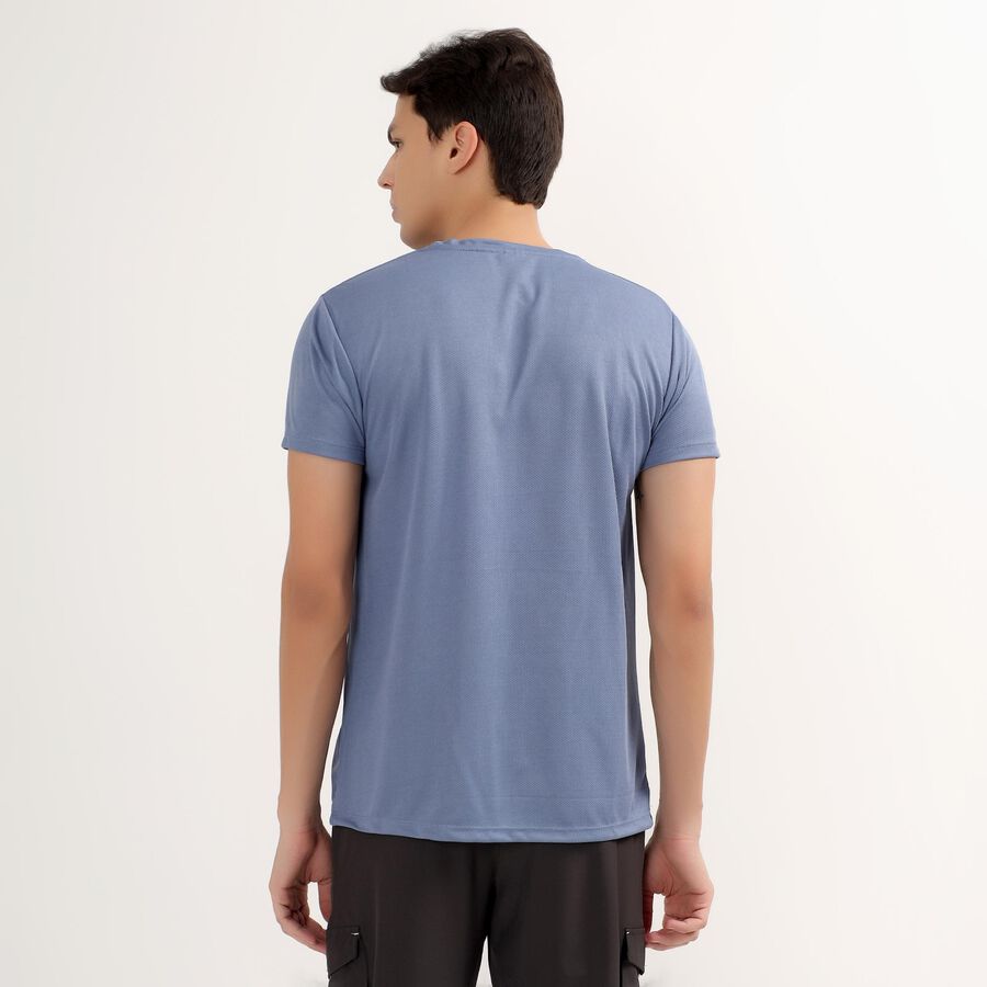 Men's Drifit T-Shirt , मध्यम नीला, large