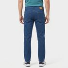 Men's Mid Blue Slim Fit Clean Wash Jeans, Mid Blue, small