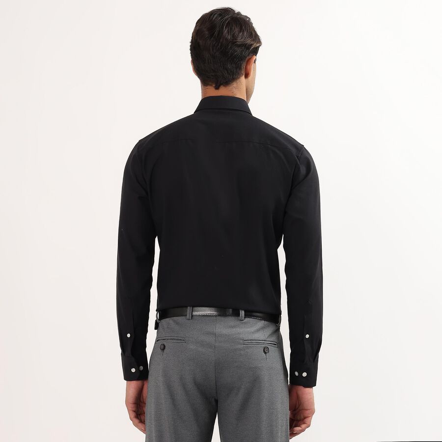 Men's Formal Shirt , काला, large image number null