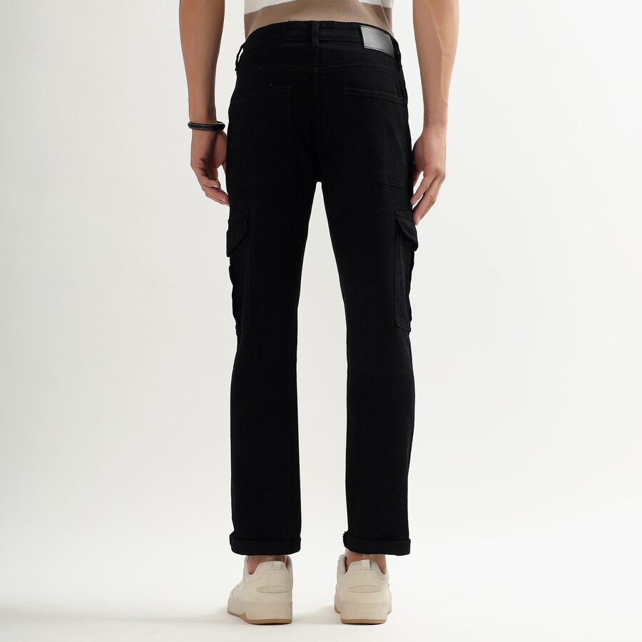 Men's Classic Blue Slim Fit Five Pocket Jeans, Black, large image number null