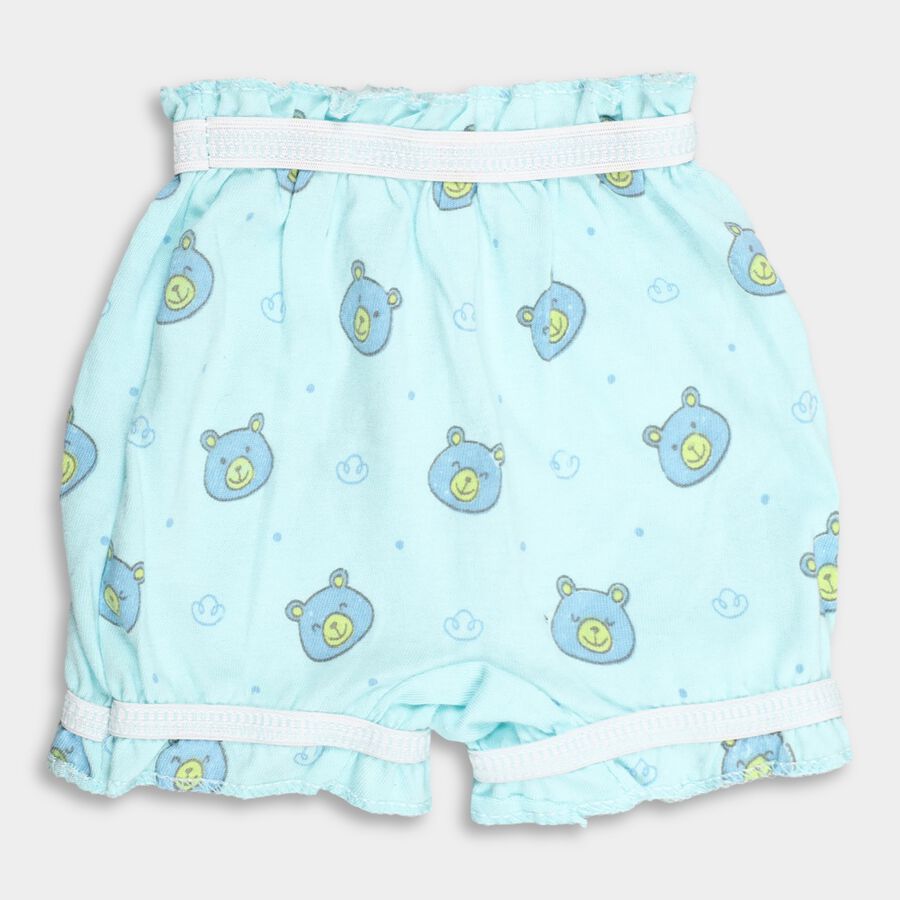 Infants' Cotton Bloomer, Aqua, large image number null