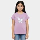 Girls' T-Shirt, लाइलेक, small