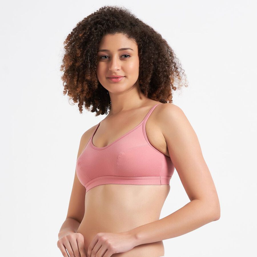 Ladies' Non-Padded Bra, Light Pink, large image number null
