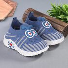 Boys' Blue Slip-On Casual Shoes, Blue, small