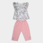 Girls' Capri Set , Light Green, small image number null
