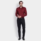 Men's Cotton Formal Shirt, मरून, small image number null