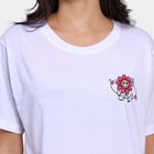 Ladies' 100% Cotton Round Neck T-Shirt , White, small image number null