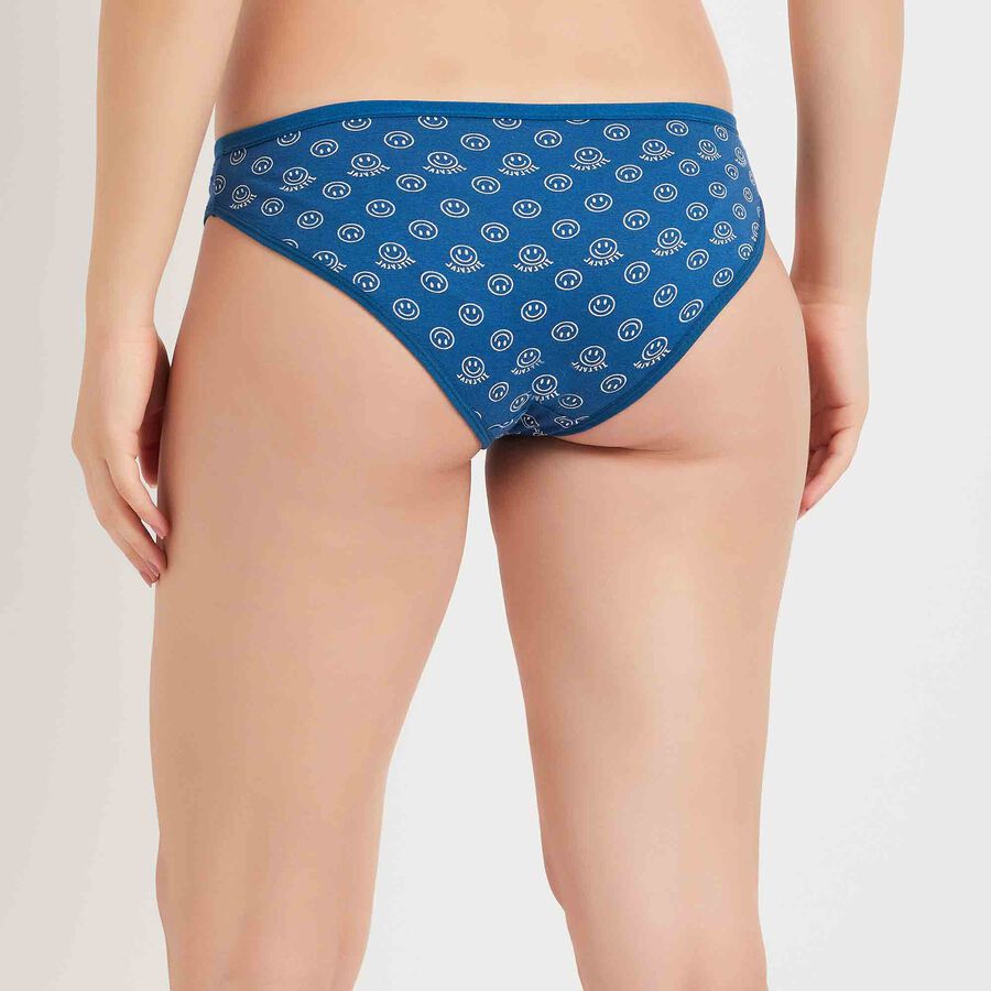Cotton Printed Panty, Royal Blue, large image number null